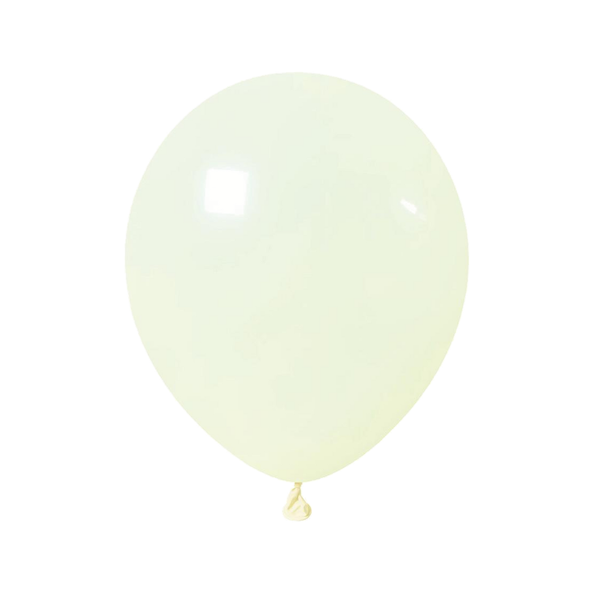 Macaron Yellow Latex Balloons