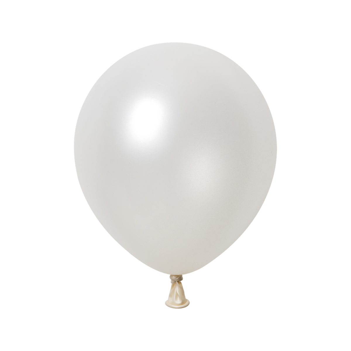 Pearlized White Balloons