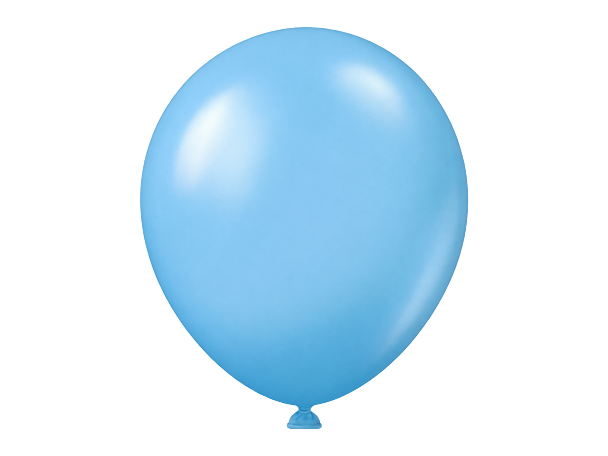 Light Blue Latex Balloons