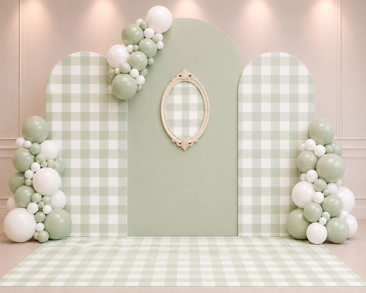 3 Backdrop Oval Set Rental